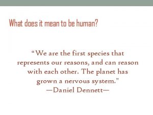 About humanity About humanity