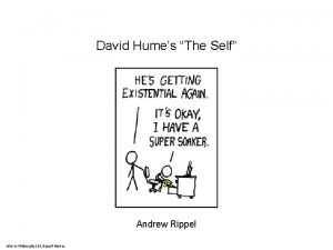David hume definition of self