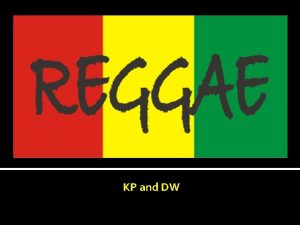 Reggae terms