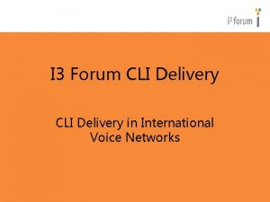 Forum cli