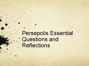 Essential questions about fear Essential questions about fear