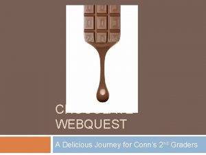 Chocolate webquest