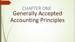 6 principles of accounting