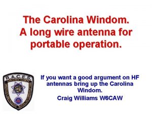 Windom carolina