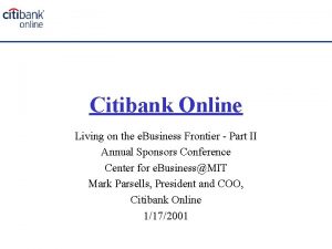 Citibankonlinesignon