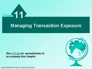 Techniques of transaction exposure management