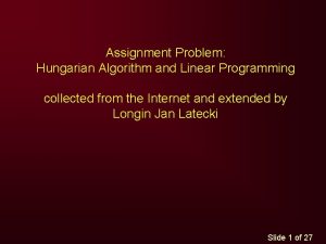 The hungarian method for the assignment problem