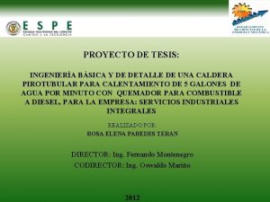 PROYECTO DE TESIS INGENIERA BSICA Y DE DETALLE