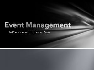 Swot analysis of event venue