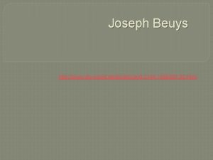 Joseph Beuys http www dwworld dedwarticle0 2144 1866805