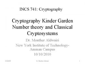 Cryptography garden