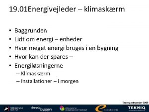 Energivejledning odense m