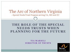 Virginia special needs trust