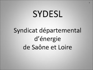 Sydesl organigramme