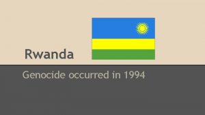 Rwanda genocide map