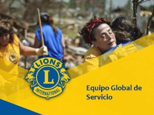 Equipo Global de Servicio 1 Imaginar el da