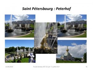 Saint Ptersbourg Peterhof 10302020 Russie Anneau dOr 22