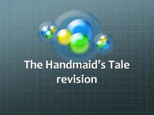 Handmaids tale revision