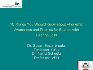 10 Things You Should Know about Phonemic Awareness