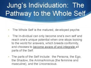 Jungs Individuation The Pathway to the Whole Self