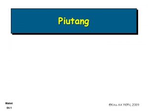Ilustrasi disposisi piutang