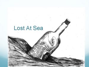 Lost at sea exercise answers