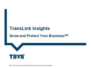 Tsys merchant insights essentials