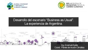 Escenario business as usual