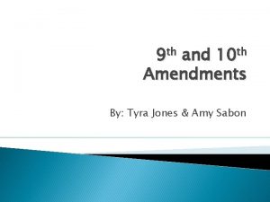 10 thamendment