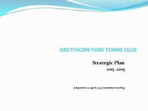 Greythorn tennis club