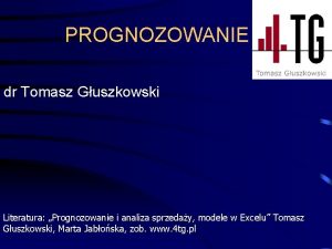 Prognoza sprzedaży excel