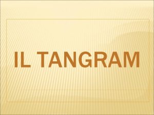 Rettangolo con il tangram