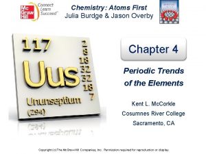 Chemistry Atoms First Julia Burdge Jason Overby Chapter