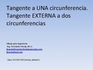 Circunferencia tangente externa