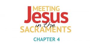 The sacrament of confirmation chapter 4