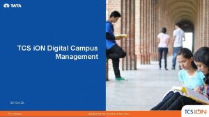 Digital campus tcs