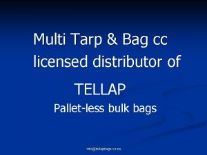 Palletless bulk bag