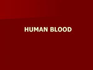 Human blood types