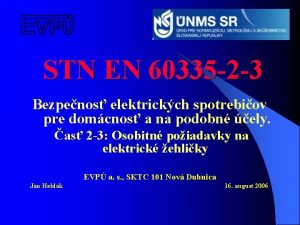 STN EN 60335 2 3 Bezpenos elektrickch spotrebiov