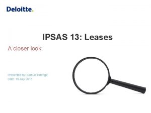 Ipsas leases