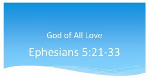 Ephesians 5 21 33