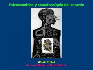 Psicosomtica y somatopsquia del corazn Alfredo Embid Curso