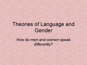 Keith and shuttleworth gender theory