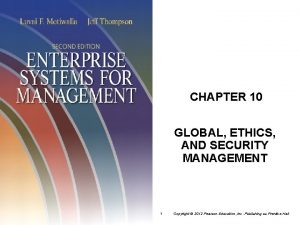 Ethics in security management