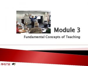 Module 3 Fundamental Concepts of Teaching Slide 3