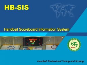 Handball scoreboard