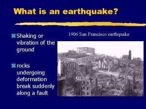 San francisco earthquake 1906 magnitude