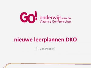 Leerplannen dko