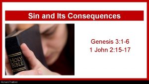 What are the consequences of sin in genesis chapter 3