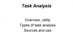 Flow utility types